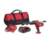 Milwaukee M18™ C18PCG/310C-201B Caulk Gun with 310ml Canister Kit with 1 x 2.0 Ah Battery, Charger & Tool Bag - 4933441310