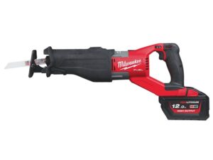 Milwaukee M18FSX-121C FUEL™ Super Sawzall™ Reciprocating Saw Set with 1 x 12.0 Ah Battery, Charger & Case - 4933464484