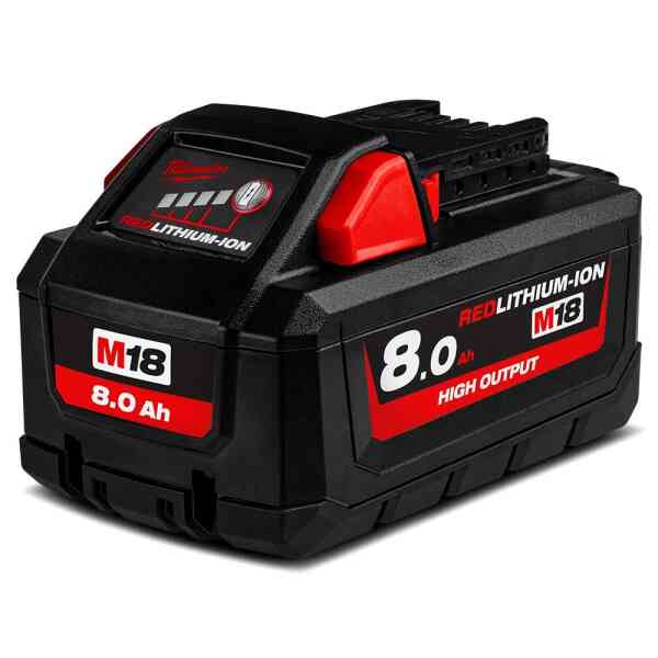 Milwaukee M18HB8 18V Li-Ion 8.0Ah HD HIGH OUTPUT™ Battery 4932471070