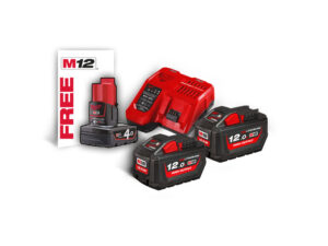 Milwaukee M18HNRG-122 12.0Ah HD High Output Battery & Charger Set - 4933464261