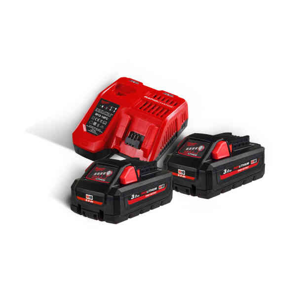Milwaukee M18HNRG-302 3.0Ah High Output Battery & Charger Set 4933471071