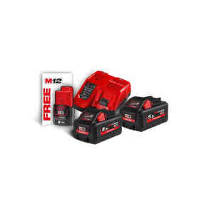 Milwaukee M18HNRG-552 5.5Ah XC High Output Battery & Charger Set 4933464713