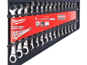 Milwaukee MAX BITE™ Ratcheting Metric Combination Spanner Set - 4932464994