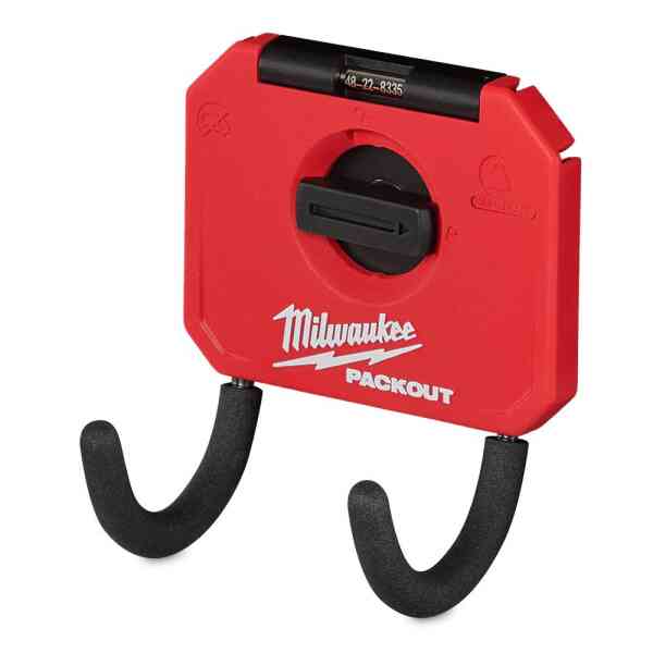 Milwaukee PACKOUT™ Small Curved Utility Hook, Red - 4932480705