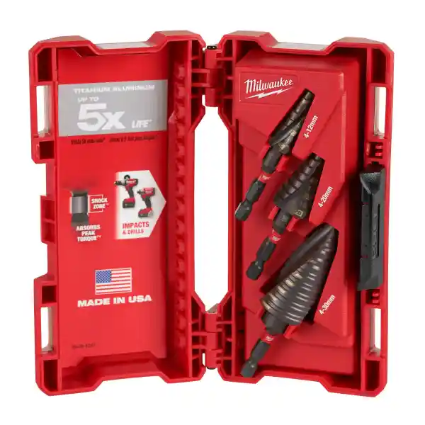 Milwaukee SHOCKWAVE™ Impact Duty Step Drill Set (3PC) - 48899266