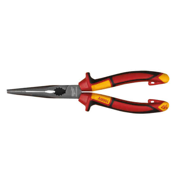 Milwaukee VDE Long Round Nose Plier 205mm - 4932464564