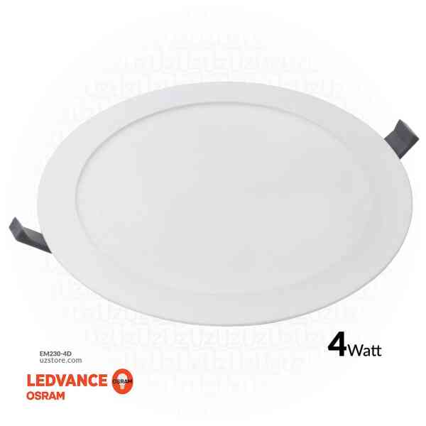 OSRAM LED SLIM PANEL DOWN LIGHT ROUND 3" 4W Daylight 6500K