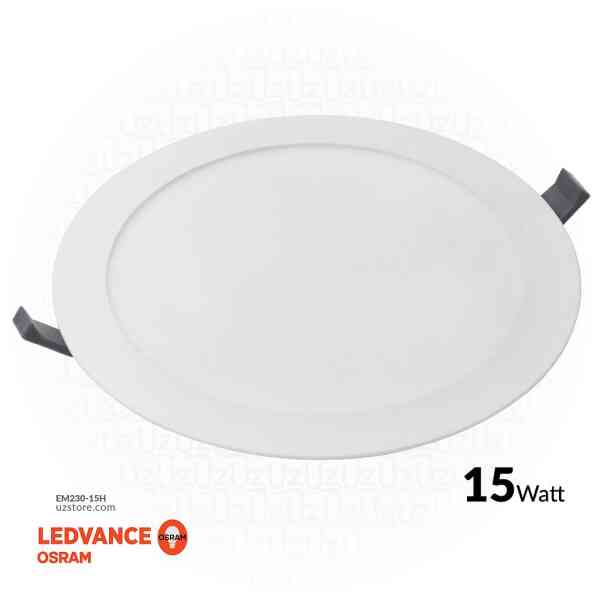 OSRAM LED SLIM PANEL DOWN LIGHT ROUND 6" 15W 4000K LPF 1430LM IP20 20X1 30000 HRS
