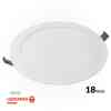 OSRAM LED SLIM PANEL DOWN LIGHT ROUND 8" 18W 4000K LPF 1600LM IP20 20X1 30000 HRS