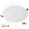 OSRAM LED SLIM PANEL DOWN LIGHT ROUND 8" 18W 6500K LPF 1600LM IP20 20X1 30000 HRS