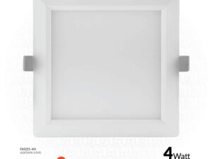 OSRAM LED SLIM PANEL DOWN LIGHT SQUARE 3" 4W Half white 4000K
