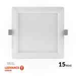 OSRAM LED SLIM PANEL DOWN LIGHT SQUARE 6" 15W Half white 4000K