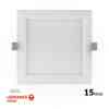 OSRAM LED SLIM PANEL DOWN LIGHT SQUARE 6" 15W Half white 4000K