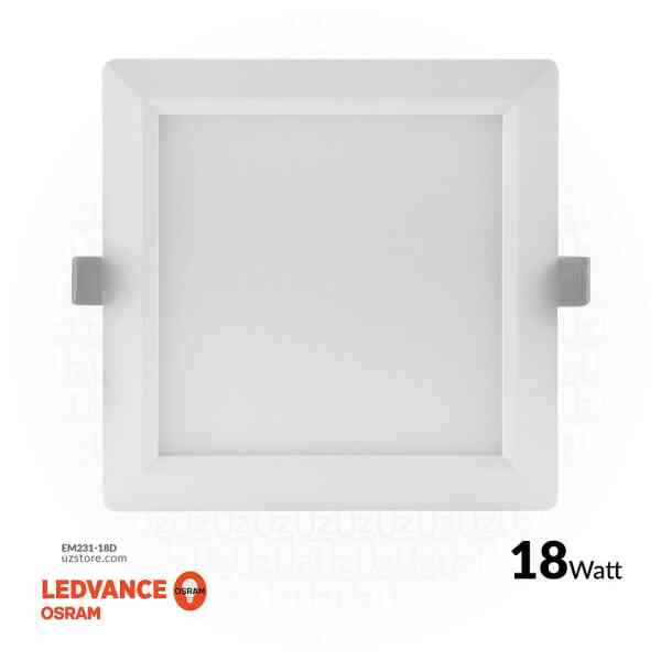 OSRAM LED SLIM PANEL DOWN LIGHT SQUARE 8" 18W Daylight 6500K