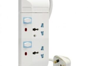 Philips 2 Ways Extension Socket with Individual Switch Control & Indication, 2 M - SPN1621WA/56