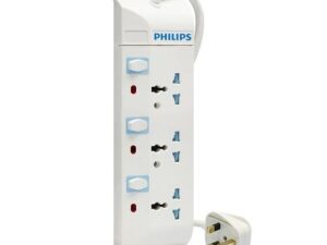 Philips 3 Ways Extension Socket with Individual Switch Control & Indication, 3 M - SPN1631WB/56