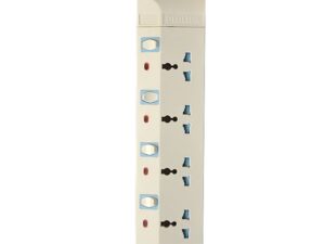 Philips 4 Ways Extension Socket with Individual Switch Control & Indication, 4 M - SPN1641WV/56