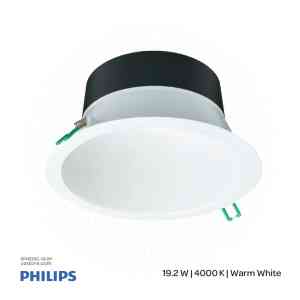 Philips CoreLine Downlight gen5, 19.2 W, D150 mm, 2350 lm, 4000 K, White reflector, IP20 DN142B 20S/840 PSU-E WR 911401552232