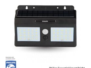 PHILIPS Essential Smart Bright Solar Wall Light BWS010 LED300/765, 6500K Cool Day Light