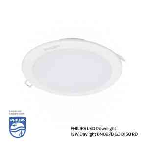 PHILIPS LED Down Light DN027B G3 D150 RD 12W , 6500K Cool DayLight 929002673538