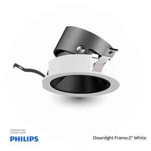 Philips LED Downlight Frame 2'' White RS378Z M43 D55 R-R AJ D BK 824110127252