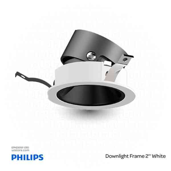 Philips LED Downlight Frame 2'' White RS378Z M43 D55 R-R AJ D BK 824110127252