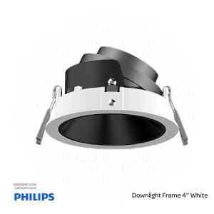 PHILIPS LED Downlight Frame 4" RS378Z M55 D102 R-R AJ D BK 824110127262