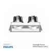 Philips LED Downlight Frame White RS378Z M43 D130x65 S-2R AJ BK Square 824110127212