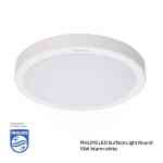 PHILIPS LED Surface Light Round DN027C G3 LED20/WW D225 19W ,3000K Warm White 929002676638