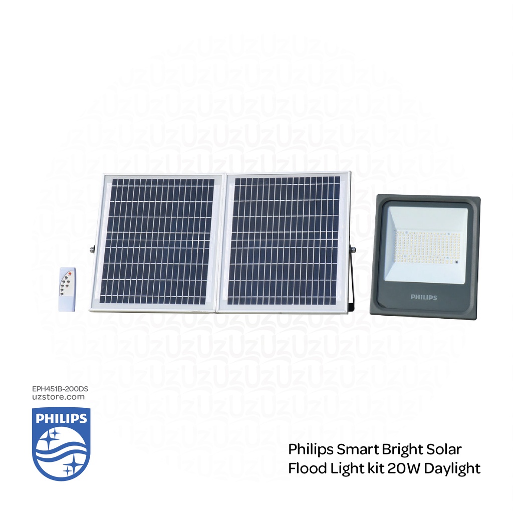 PHILIPS Smart Bright Solar Flood Light Kit BVP080 LED20/757 20W LED 200W ,5700K Cool DayLight 911401859781