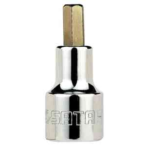 Sata 1/2" 50L Drive Hex Bit Socket, 10mm - 24206