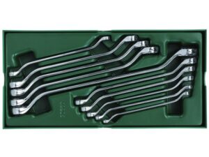 Sata 10 PC. Metric Offset Double Box End Wrench Tray Set - 09905