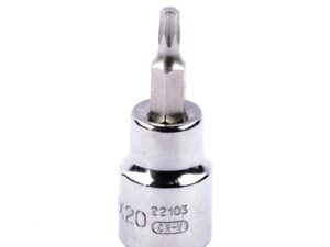 Sata 3/8” Drive Torx Bit Sockets, T20 - 22103