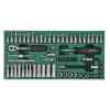 Sata 66 PC. 1/4” Drive 6 Point Metric Socket Tray Set - 09901