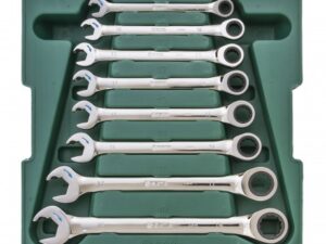 Sata 8 PC. Metric Double Ratcheting Wrench Set - 09079