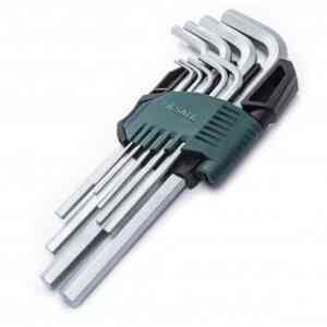 Sata 9 PC. Metric Long Arm Hex Key Set - 09107A