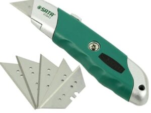 Sata Retractable Utility Knife, 19mm - 93443